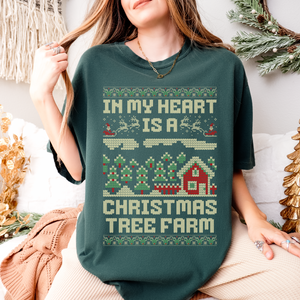 christmas tree farm – unisex comfort colors tee