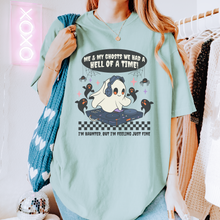 Load image into Gallery viewer, me and my ghosts – unisex comfort colors tee
