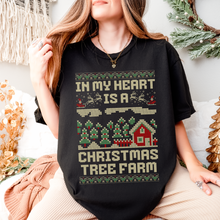 Load image into Gallery viewer, christmas tree farm – unisex comfort colors tee
