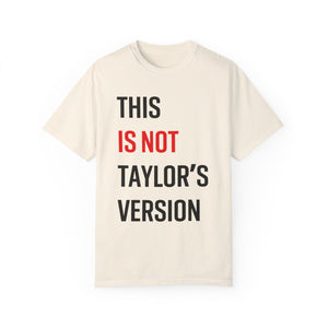 this is not TV – unisex comfort colors tee