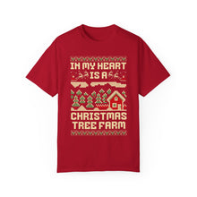 Load image into Gallery viewer, christmas tree farm – unisex comfort colors tee
