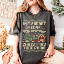 Load image into Gallery viewer, christmas tree farm – unisex comfort colors tee
