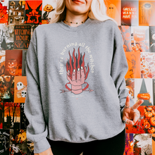 Load image into Gallery viewer, burning all the witches – unisex gildan crewneck
