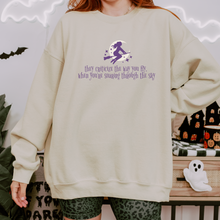 Load image into Gallery viewer, soaring through the sky– unisex gildan crewneck
