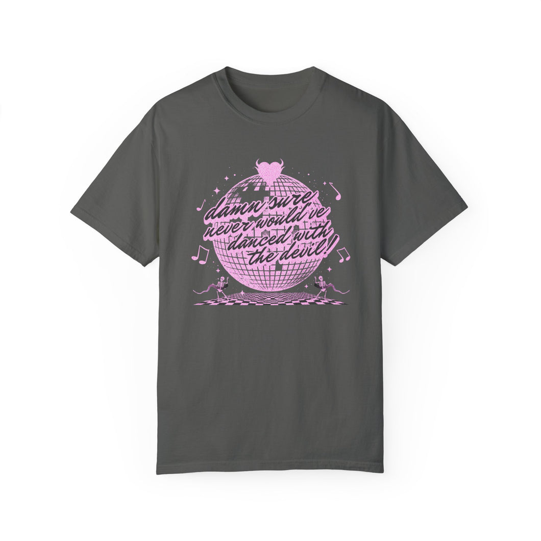 dance with the devil – unisex comfort colors tee