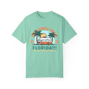 greetings from fl – unisex comfort colors tee