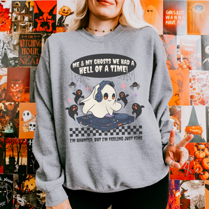 me and my ghosts – unisex gildan crewneck