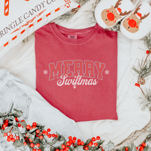 Load image into Gallery viewer, merry swiftmas – unisex comfort colors tee
