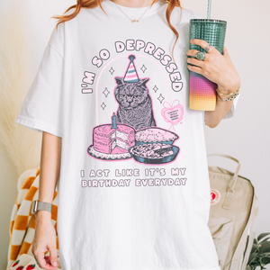 birthday everyday – unisex comfort colors tee