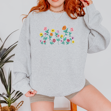 Load image into Gallery viewer, surprise song flowers  – unisex gildan crewneck
