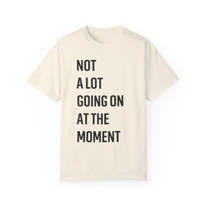 22 - not a lot going on – unisex comfort colors tee