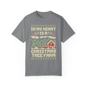 christmas tree farm – unisex comfort colors tee