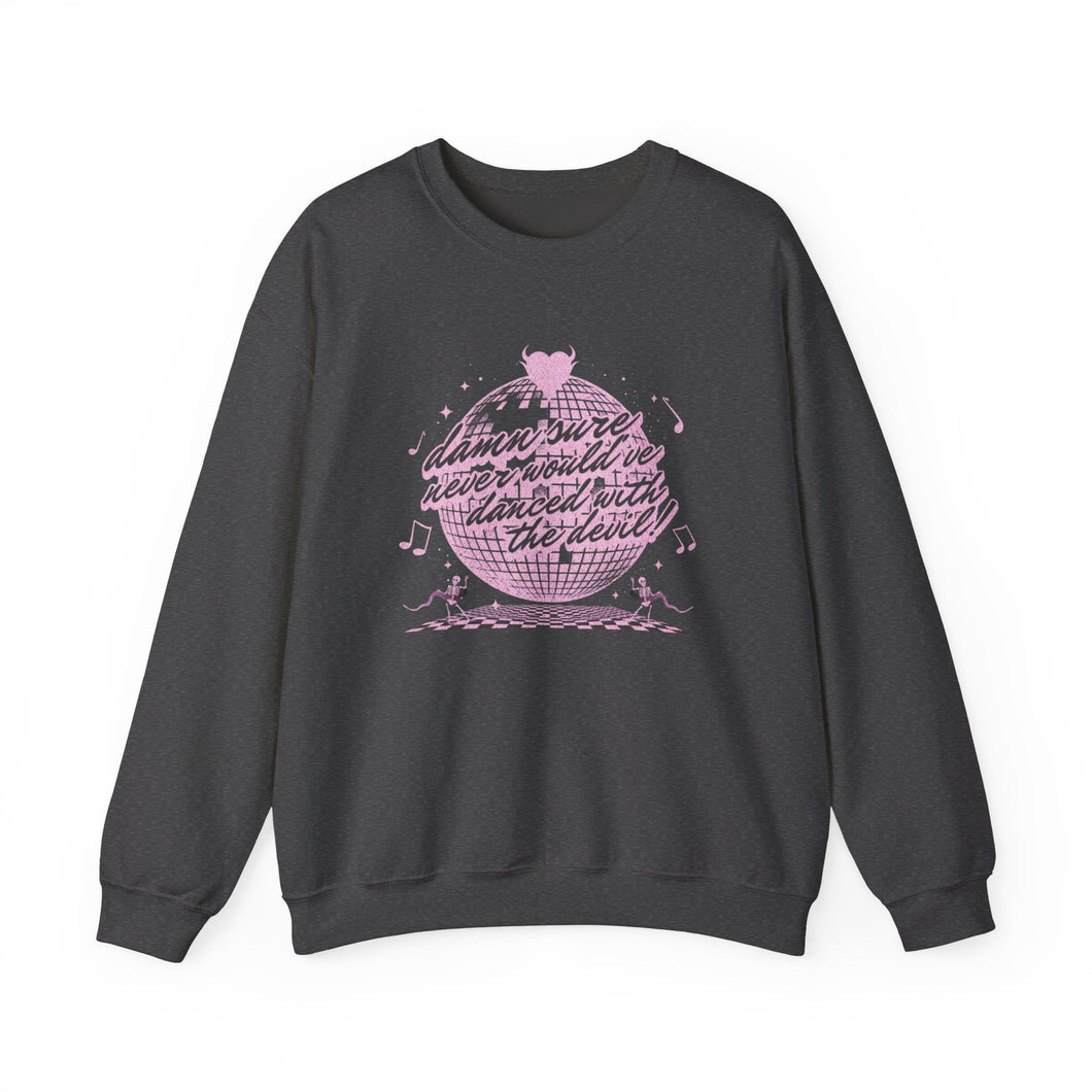 dance with the devil – unisex gildan crewneck