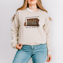 Load image into Gallery viewer, you can face this surprise song flowers  – unisex gildan crewneck
