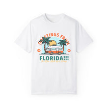 Load image into Gallery viewer, greetings from fl – unisex comfort colors tee
