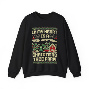 christmas tree farm – unisex gildan crewneck