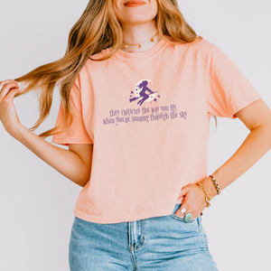 soaring through the sky – comfort colors women's boxy tee