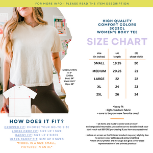 LWYMMD – comfort colors women's boxy tee