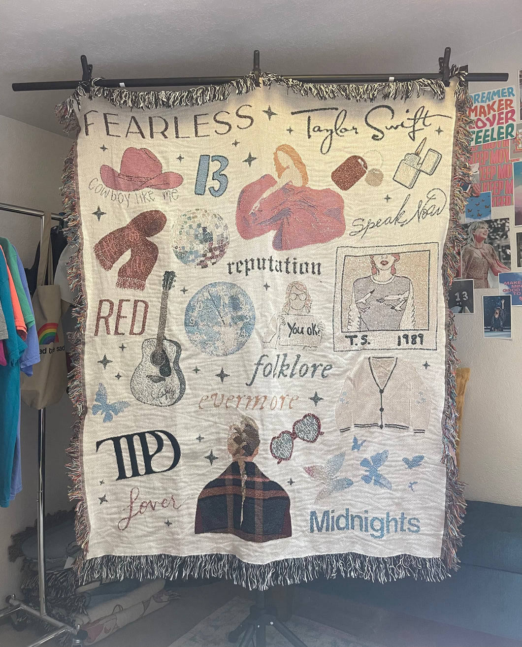 collage woven blanket (includes TTPD)