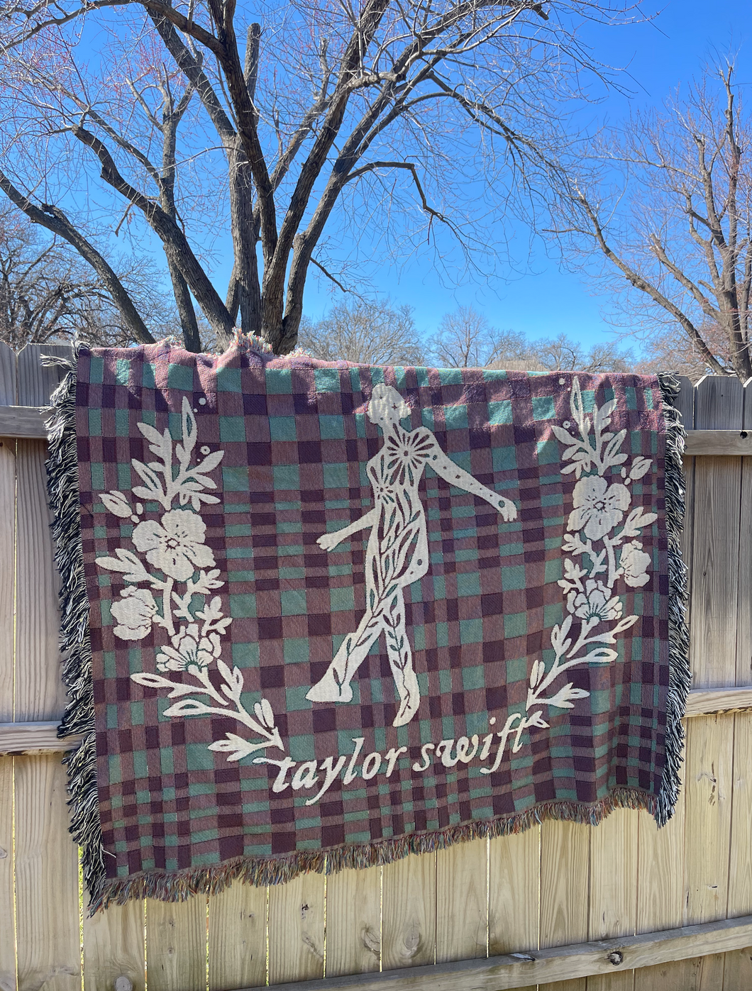 tightrope woven blanket