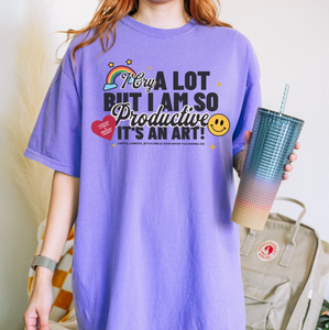 so productive – unisex comfort colors tee