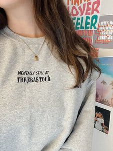 mentally still... – embroidered unisex gildan sweatshirt