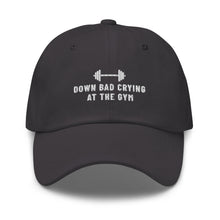 Load image into Gallery viewer, crying at the gym – dad hat
