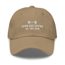 Load image into Gallery viewer, crying at the gym – dad hat
