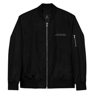 dept. uniform – embroidered bomber jacket