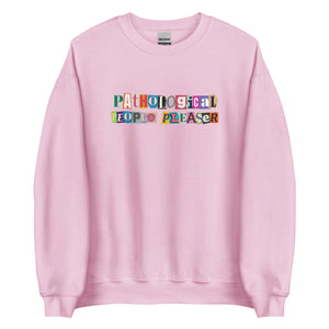 people pleaser sweatshirt – unisex gildan crewneck