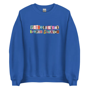 people pleaser sweatshirt – unisex gildan crewneck