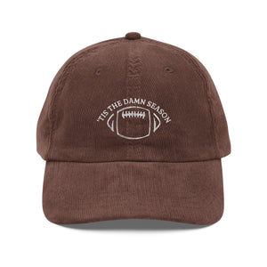 football season – corduroy dad hat