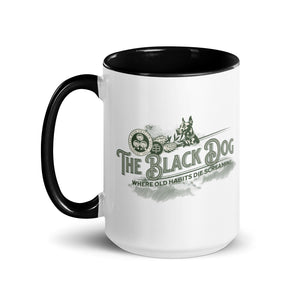 die screaming – white glossy mug with black inside