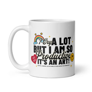 so productive – white glossy mug (3 size options)