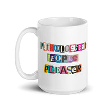 Load image into Gallery viewer, people pleaser – white glossy mug (3 size options)
