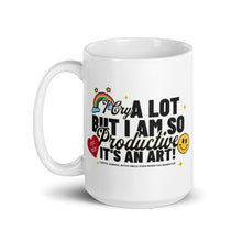 Load image into Gallery viewer, so productive – white glossy mug (3 size options)
