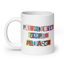 Load image into Gallery viewer, people pleaser – white glossy mug (3 size options)
