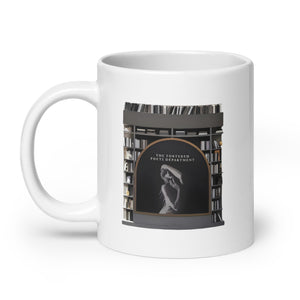 department library – white glossy mug